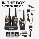 Midland GXT1000X3VP4 GMRS Two-Way Radio (50-Channel, Long Range, 142 Privacy - Image 9