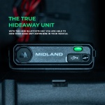 Midland MXT295 15W MicroMobile GMRS Two-Way Radio with Bluetooth Mic