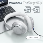 BERIBES Hybrid Active Noise Cancelling Headphones Wireless Over Ear 70Hours - Image 4