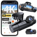 Vantrue N4 Pro S 4K 3 Channel Dash Cam, Triple STARVIS 2 HDR Car Camera