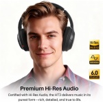 TOZO HT3 Hybrid Noise Cancelling Wireless Headphones, 90H Over Ear Headset - Image 2