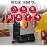 Cobra PX650 BCH6, Professional/Business Walkie Talkies - Rechargeable - Image 5
