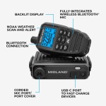 Midland MXT295 15W MicroMobile GMRS Two-Way Radio with Bluetooth Mic - Image 4