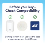 ADT Blu Glass Break Sensor, Wireless, 25 ft Range, Plan Required - Image 2