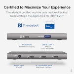 Plugable 5-in-1 Thunderbolt 4 Hub,Single 8K or Dual 4K Display, 4K HDMI Adapter - Image 2