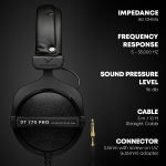 beyerdynamic DT 770 Pro Studio Headphones (80 Ohm, Black) - Image 3