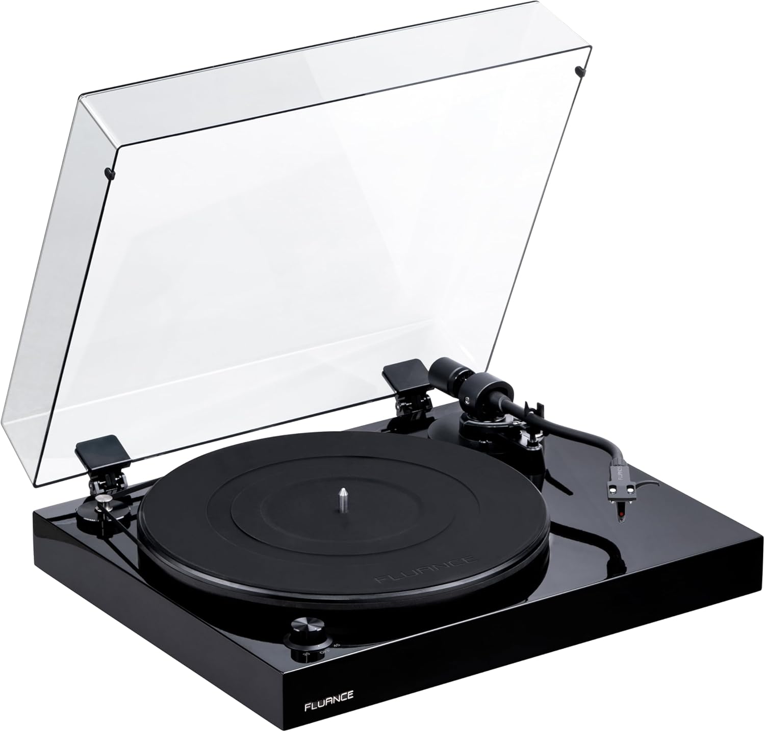 71p2O484FhL._AC_SL1500_.jpg Fluance RT82 Reference High Fidelity Vinyl Turntable Record Player with Ortofon - Image 1