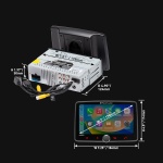Planet Audio P70CPA-PF Car Stereo - Apple CarPlay, Android Auto, Single Din, 7 - Image 5