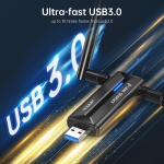EDUP® USB 3.0 WiFi 6E Adapter for PC, AX3000M, Mt7921au, 802.11ax - Image 9