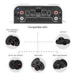 Taramps TS 800X4 1 Ohm 800W RMS High Level 4-Channel Car Audio Amplifier - Image 10