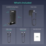 Plugable Dual 1080p HDMI Universal Docking Station for USB-C & USB 3.0 Laptop, - Image 9