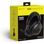Corsair Void v2 Wireless Bluetooth PC PS5 Switch Gaming Headset – Black - Image 9