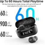 TOZO NC9 Hybrid Active Noise Cancelling Wireless Earbuds, 60H, LED Display - Image 4