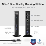 Plugable Universal Laptop Docking Station Dual HDMI Monitor for Windows and Mac - Image 2