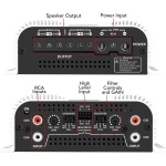 Taramps TS 1200 Watt Amp 4 Channel Amplifier Car Audio, Full Range Crossover - Image 7