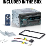 Planet Audio PM40RGB Car Stereo - Double Din, Bluetooth Audio and Hands-Free - Image 6