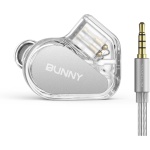 Bunny Wired Gaming Earphones, HiFi IEM Earbuds with Mic-3.5mm