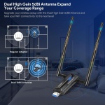 EDUP® USB 3.0 WiFi 6E Adapter for PC, AX3000M, Mt7921au, 802.11ax - Image 4