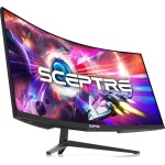 Sceptre 34-Inch Curved Ultrawide WQHD Monitor (3440 × 1440), R1500, up to