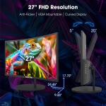 New! Sceptre Curved 27-inch Gaming Monitor 100Hz 1080p R1500 98% sRGB HDMI x2 - Image 6