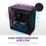 NZXT H6 Flow | CC-H61FB-01 | Compact Dual-Chamber Mid-Tower Airflow Case | - Image 5