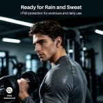 TOZO T20 Wireless Earbuds 97H Playtime, Wireless Charging LED Display Case - Image 7