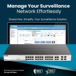 D-Link 28-Port Gigabit Smart Managed PoE+ Switch, 24 PoE+ Ports (370W) + 4 SFP - Image 10