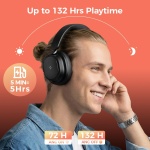 havit 132H Playtime Noise Cancelling Headphones, Over Ear Wireless Bluetooth - Image 2