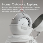 Devialet Mania - Portable Smart Speaker with Cocoon Case - White Mist - Image 3