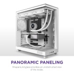 NZXT H6 Flow | CC-H61FW-01 | Compact Dual-Chamber Mid-Tower Airflow Case | - Image 2