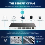 D-Link 28-Port Gigabit Smart Managed PoE+ Switch, 24 PoE+ Ports (370W) + 4 SFP - Image 13