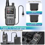 Baofeng Radio UV-5R Mini Ham Radio Long Range Handheld Two Way Radio NOAA - Image 6