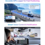VIOFO A329T 4K 3CH Dash Cam Front Telephoto Rear, STARVIS 2 HDR, Wi-Fi 6 - Image 8