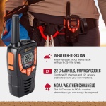Cobra ACXT390 Walkie Talkies, Rechargeable, Lightweight, 22 Channels - Image 3
