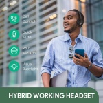 Yealink WH64 Mono Hybrid Wireless Headset with Mic DECT Dongle & Bluetooth - Image 5