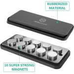 Magnetic Phone Car Mount, Universal Stick On Rectangle Flat Dashboard Magnetic - Image 9