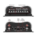 Taramps TS 400X4 Black 2 Ohms 400W RMS 4-Channel Car Audio Amplifier - Image 9
