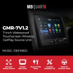 MB Quart 7" Touchscreen, Wireless CarPlay Android Auto Receiver Head Unit for - Image 2