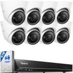 REOLINK 16CH 12MP PoE Security Camera System with 4TB HDD RLK16-1200D8-A