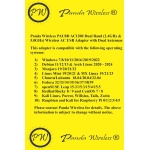 Panda Wireless PAU0D AC1200 Wireless AC USB Adapter w/Dual Antennas - Windows - Image 3