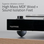 Fluance RT85 Turntable with Ortofon Cartridge, Acrylic Platter, Speed Control, - Image 4