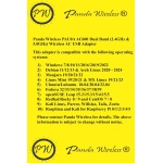 Panda Wireless PAU0A AC600 Dual Band (2.4GHz and 5GHz) Wireless AC USB Adapter - - Image 3