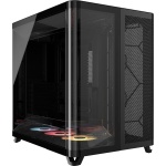CORSAIR AIR 5400 RS ARGB Triple-Chamber Panoramic Mid-Tower PC Case – Black