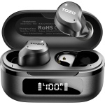 TOZO NC9 Hybrid Active Noise Cancelling Wireless Earbuds, 60H, LED Display
