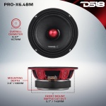 DS18 Mid and High Car Speaker Package - 2X 6.5" Midrange, 2X 1" Tweeters, - Image 6