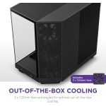 NZXT H6 Flow | CC-H61FB-01 | Compact Dual-Chamber Mid-Tower Airflow Case | - Image 4