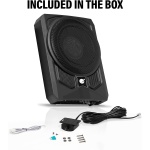 Planet Audio P10AW 10 Inch 1000 Watt Powered 4 Ohm Under Seat Car Subwoofer - Image 6
