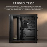 CORSAIR AIR 5400 RS ARGB Triple-Chamber Panoramic Mid-Tower PC Case – Black - Image 8