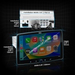 BOSS Audio Systems BCPA9 9 Inch Single DIN No CD CarPlay Android Car Stereo - Image 5