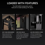 CORSAIR AIR 5400 RS ARGB Triple-Chamber Panoramic Mid-Tower PC Case – Black - Image 12